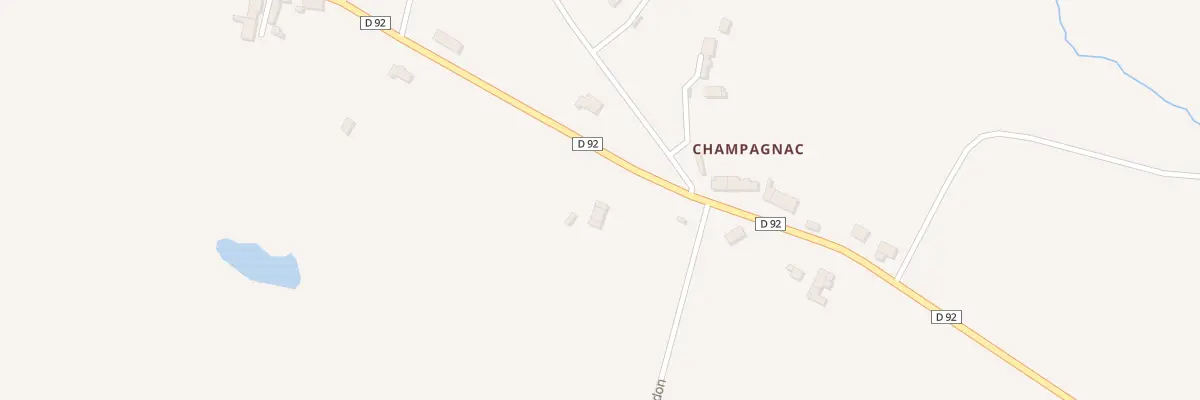 Plan du 7 Champagnac à Saint-Georges-les-Landes