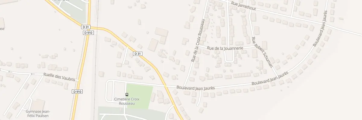 Plan du 15 Rue de la Croix Rousseau à Châteaudun