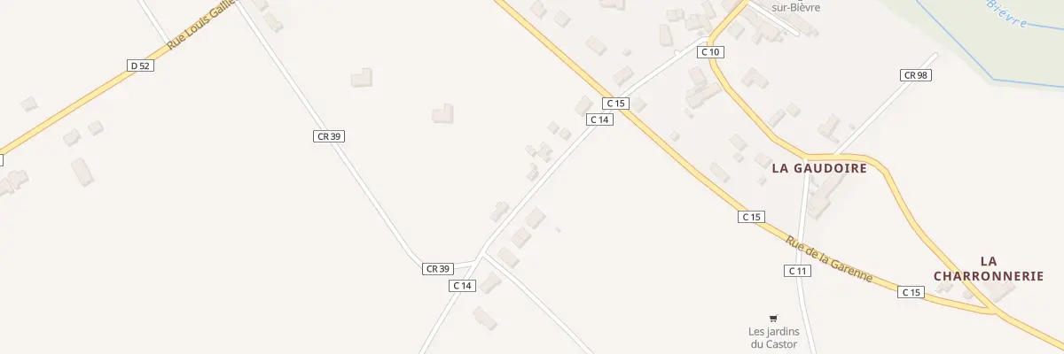 Plan du 9 Rue des Bordes - Fougeres au Controis-en-Sologne