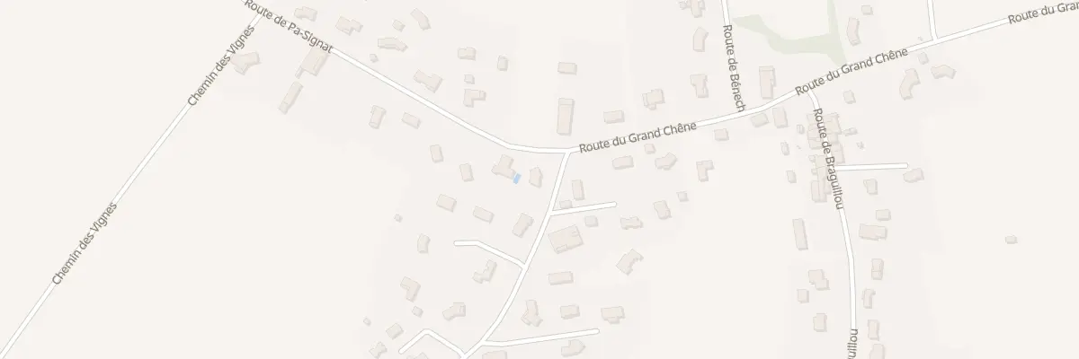 Plan du 830 Rte du Grand Chêne à Fabas