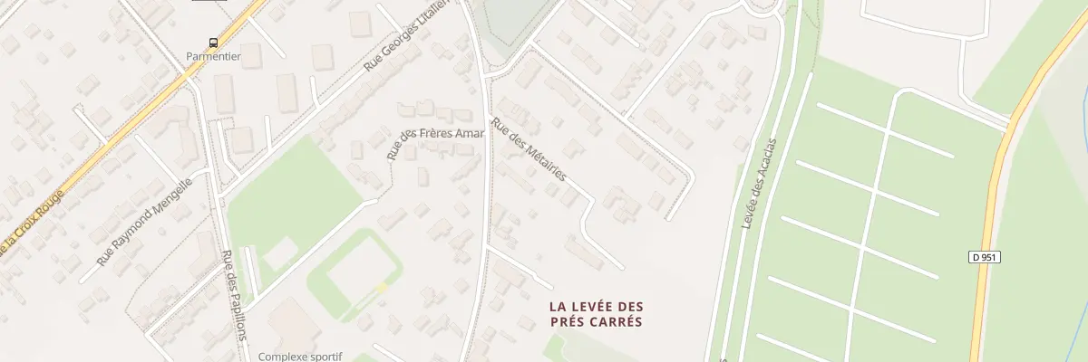 Plan du 14 Rue des Metairies à Blois