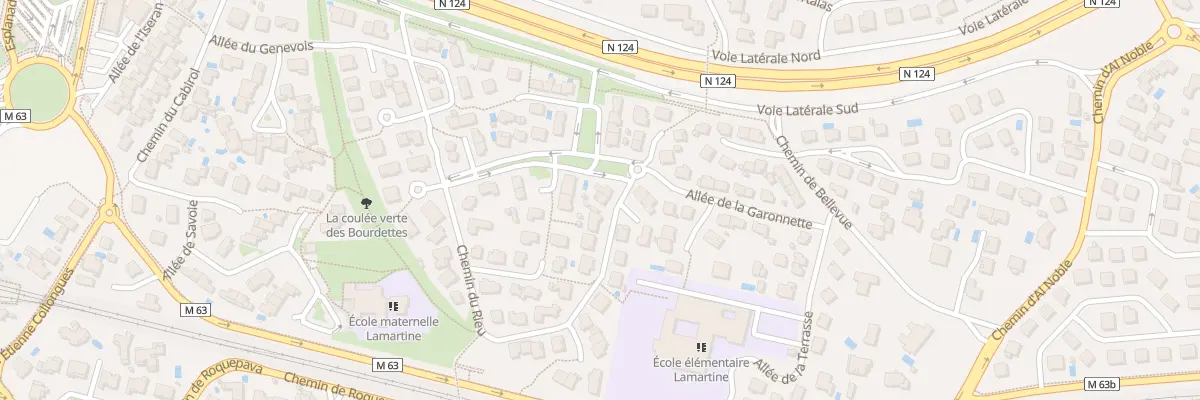 Plan du 33 Che du Rieu à Colomiers