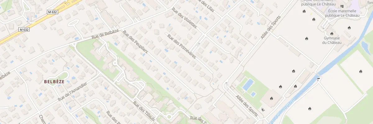 Plan du 9 Rue des Primevères à Tournefeuille