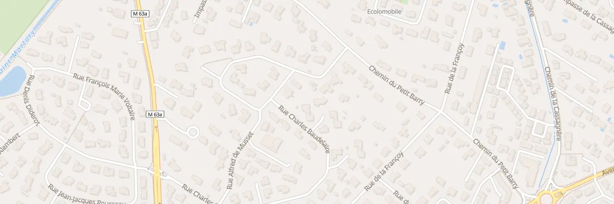Plan du 3 Rue Charles Baudelaire à Cugnaux