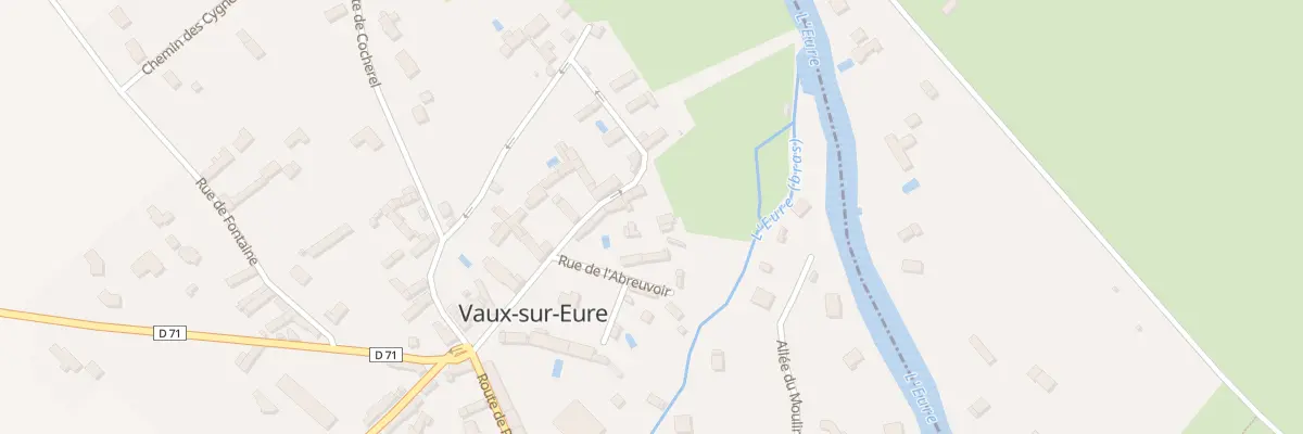 Plan du 6 Rue de l’Eglise à Vaux-sur-Eure