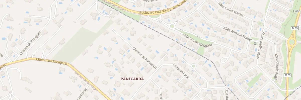 Plan du 24 Che de Panicarda à Tournefeuille
