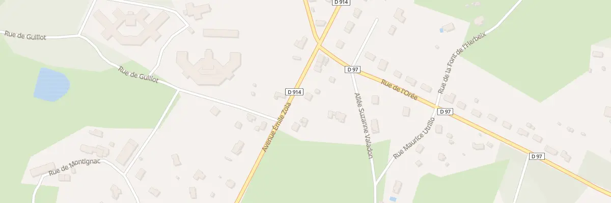 Plan du 28 Av Emile Zola à Rilhac-Rancon