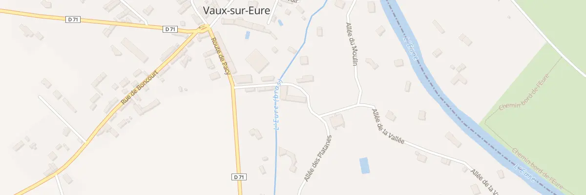 Plan du 51 Château de Vaux à Vaux-sur-Eure