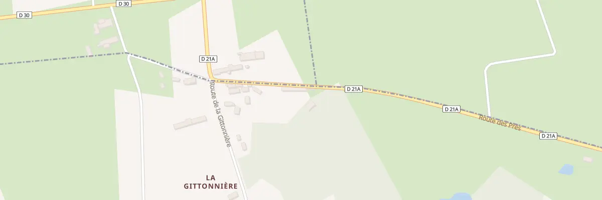 Plan du 4 Rte des Près à Oisly
