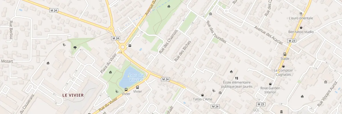 Plan du 1 Rue des Biches à Cugnaux
