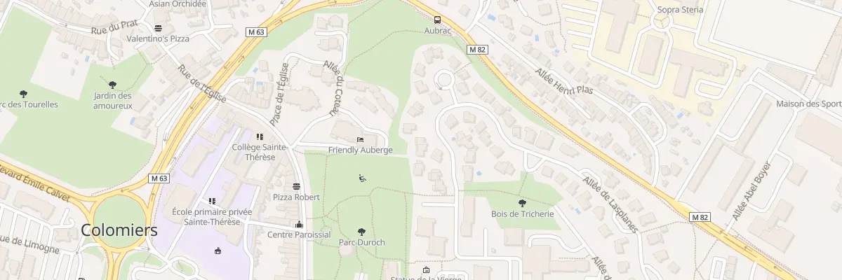 Plan du 54 All de Lasplanes à Colomiers