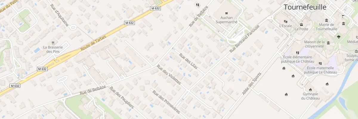 Plan du 7 Rue des Lilas à Tournefeuille
