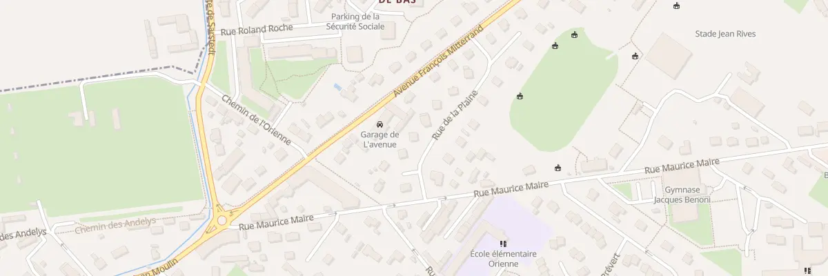 Plan du 7 Rue de la Plaine à Gaillon