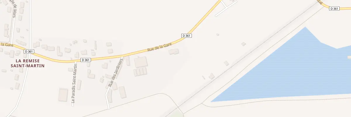 Plan du 44 Rue de la Gare à Marboué