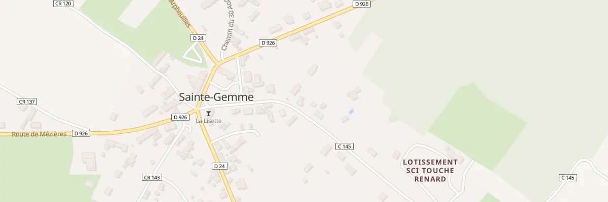 Plan du 7 Rte de Touche Renard à Sainte-Gemme