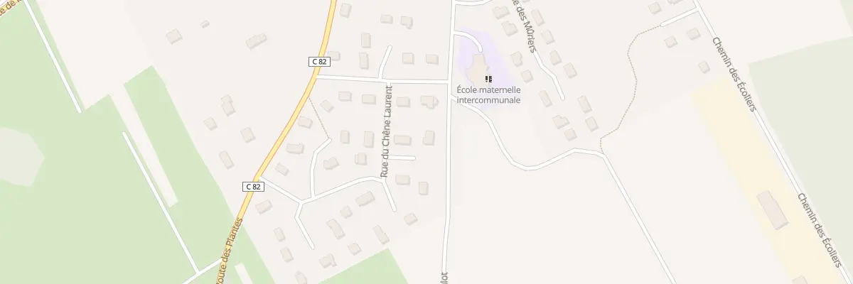Plan du 3 Rue du Chene Laurent aux Trois Lacs