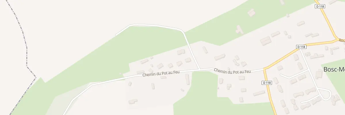 Plan du 220 Che du Pot au Feu à Bosc-Mesnil