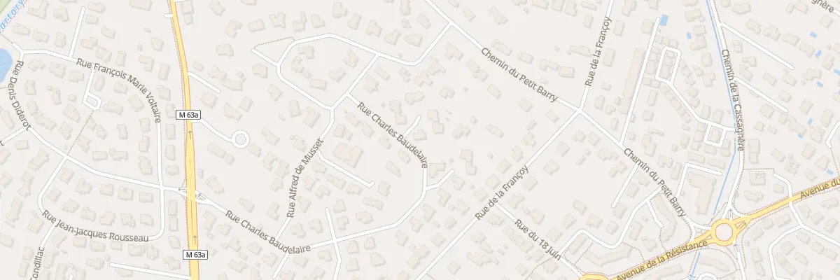 Plan du 11 Rue Charles Baudelaire à Cugnaux