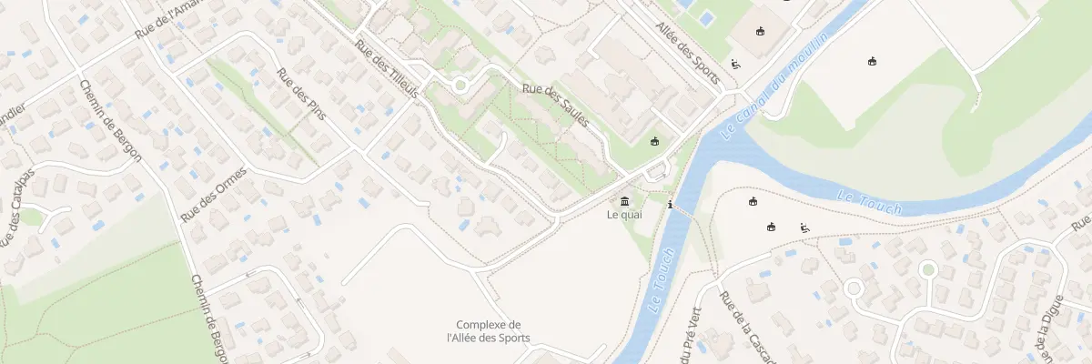 Plan du 8 Rue des Tilleuls à Tournefeuille