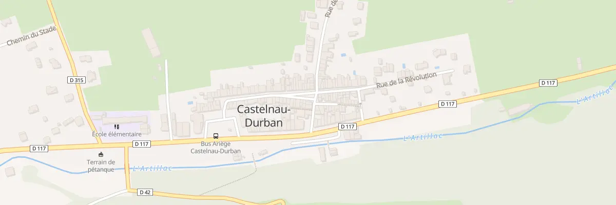 Plan du 131 Le Village à Castelnau-Durban