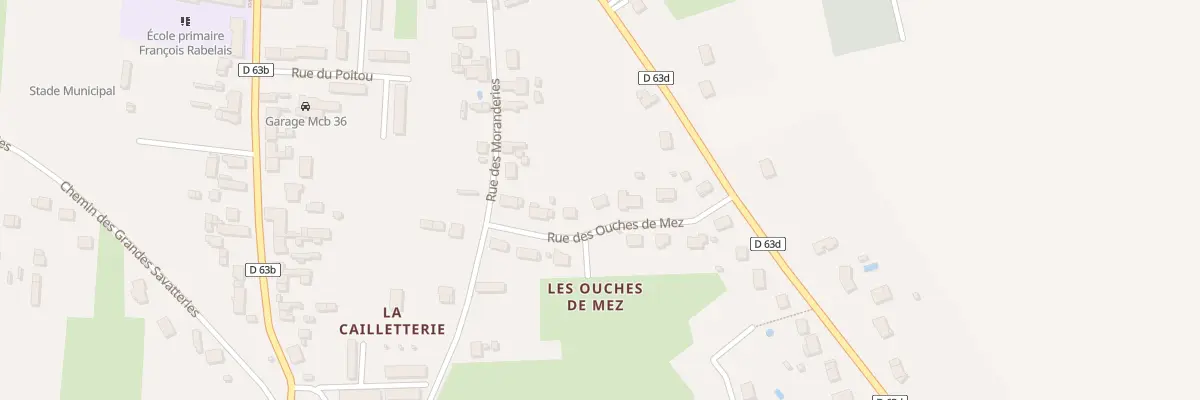 Plan du 7 Les Ouches de Mez à Saint-Genou