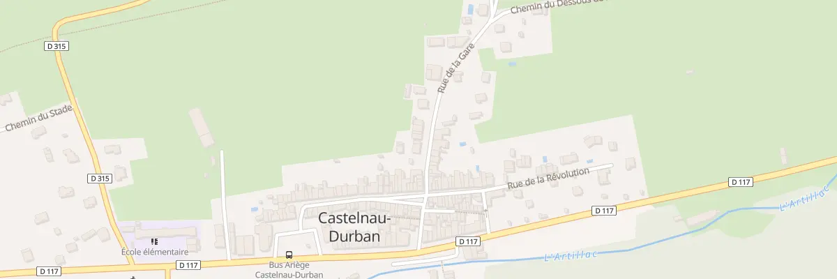 Plan du 21 Rue de la Gare à Castelnau-Durban
