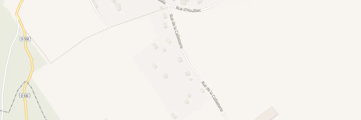 Plan du 9 Rue de la Cailletterie à Rouvray