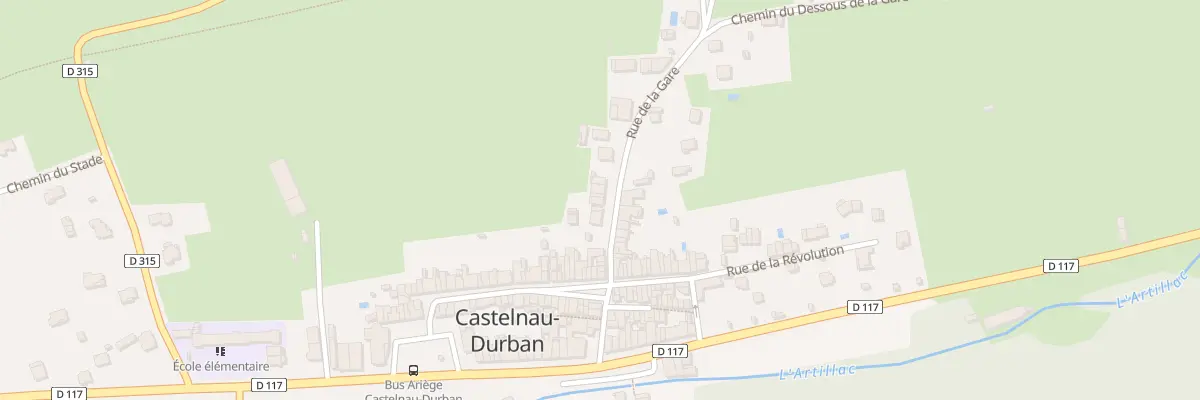 Plan du 23 Rue de la Gare à Castelnau-Durban