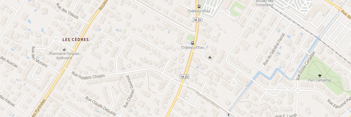 Plan du 6 Rue W Mozart à Villeneuve-Tolosane