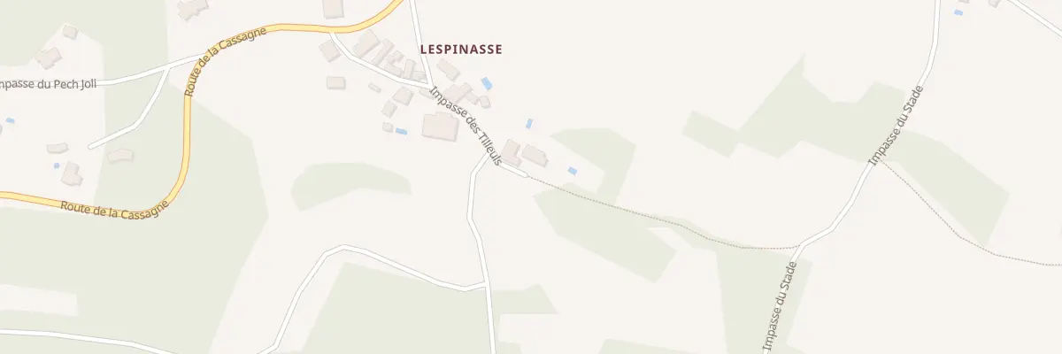 Plan du 106 Lespinasse à La Dornac