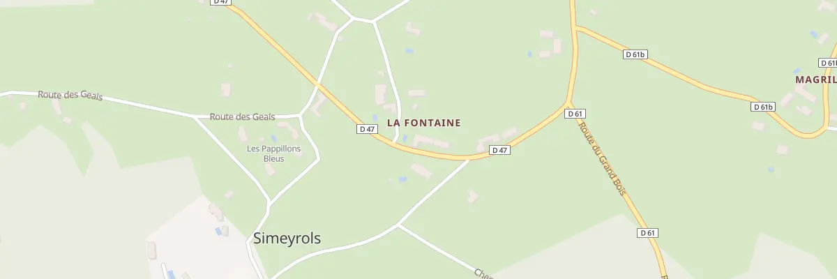 Plan du 54 Rte La Boëtie à Simeyrols