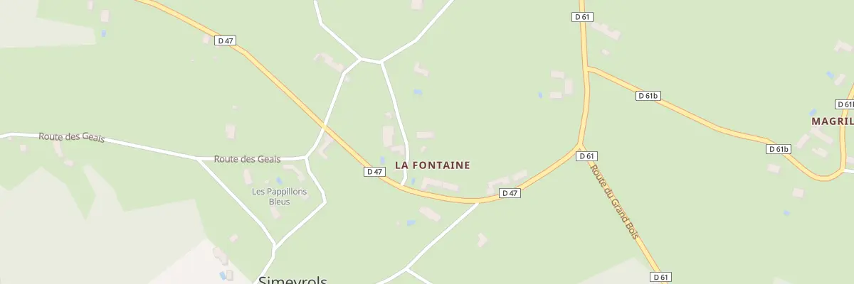 Plan du 43 Le Bourg à Simeyrols