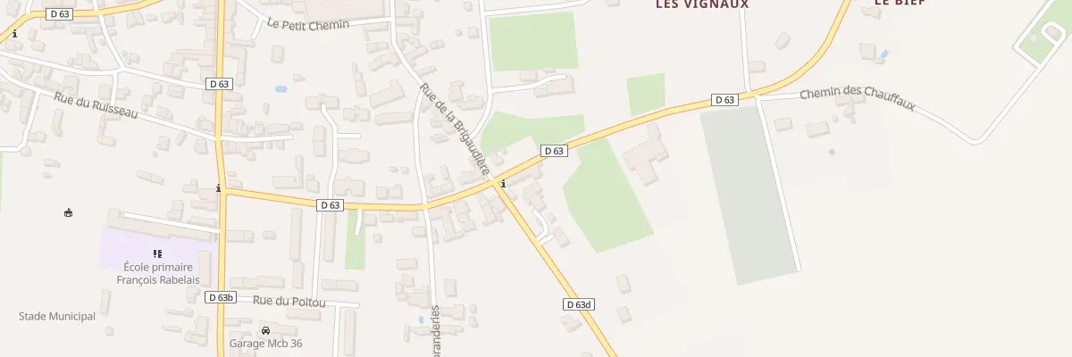 Plan du 26 Rue de la Brigaudière à Saint-Genou