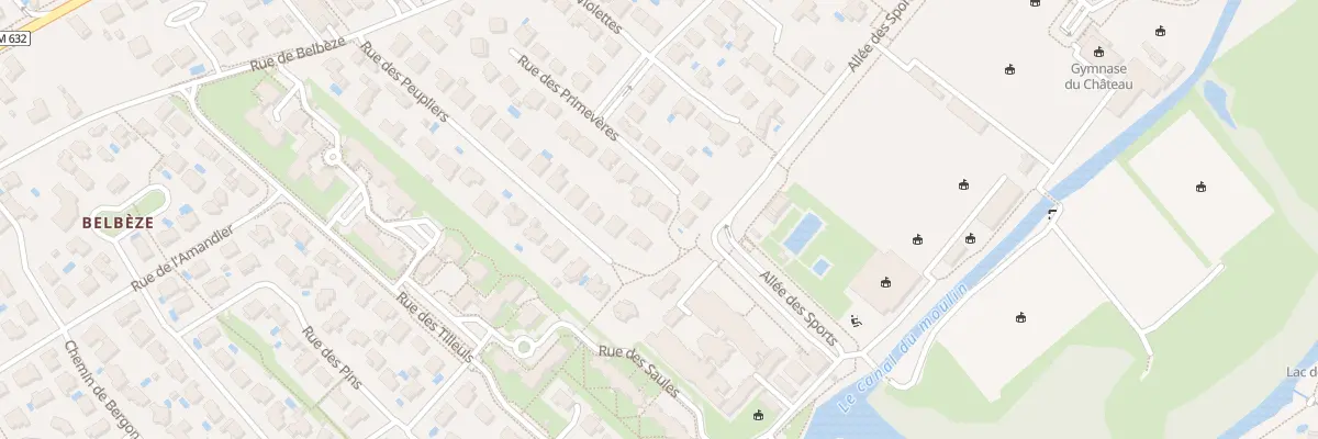 Plan du 1 Rue des Primevères à Tournefeuille