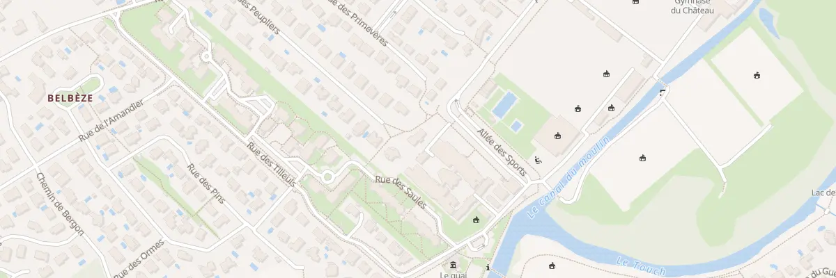 Plan du 28 Rue des Peupliers à Tournefeuille