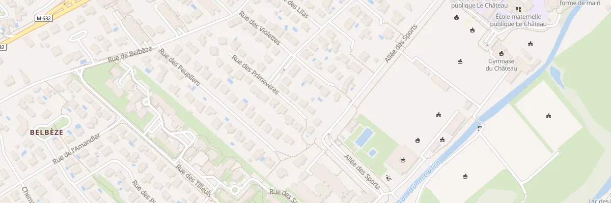 Plan du 8 Rue des Primevères à Tournefeuille