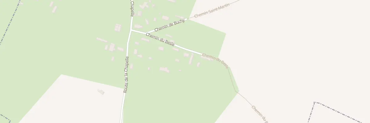 Plan du 143 Che du Besle à Buchy