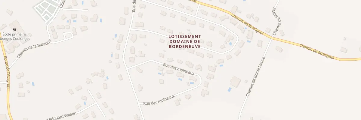 Plan du 65 Rue des Merles à Montauban
