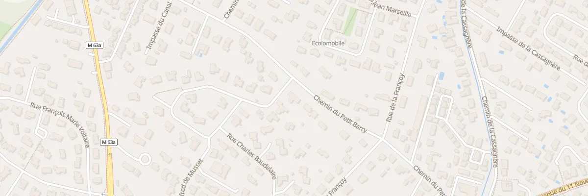 Plan du 31B Rue du Petit Barry à Cugnaux
