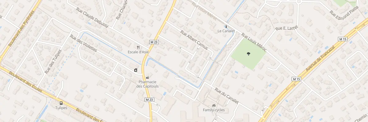 Plan du 27 Rue Albert Camus à Villeneuve-Tolosane