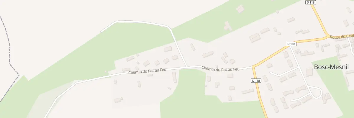 Plan du 180 Che du Pot au Feu à Bosc-Mesnil