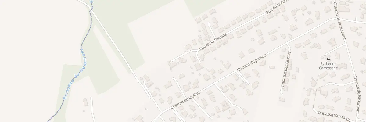 Plan du 36 Rue de la Ferrane à Eaunes