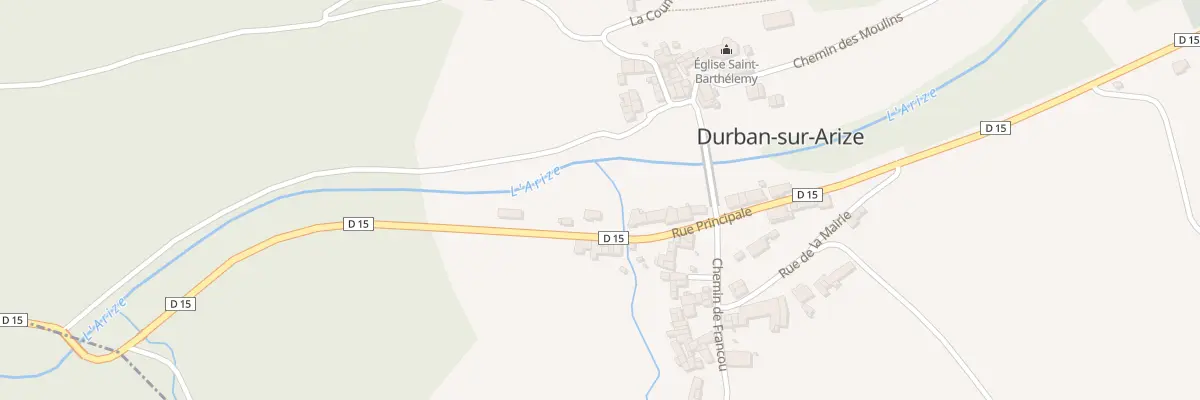 Plan du 18 Rue Principale à Durban-sur-Arize
