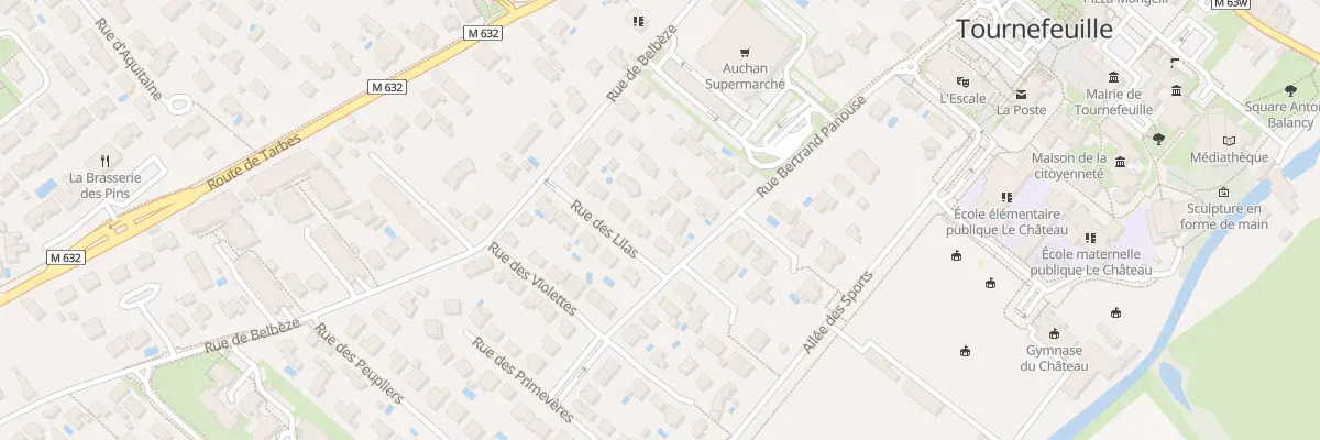 Plan du 9 Rue Bertrand Panouse à Tournefeuille