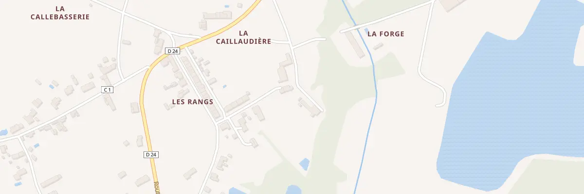 Plan du 41 Les Rangs à Vendœuvres