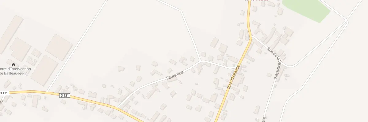 Plan du 15 Petite Rue à Bailleau-le-Pin