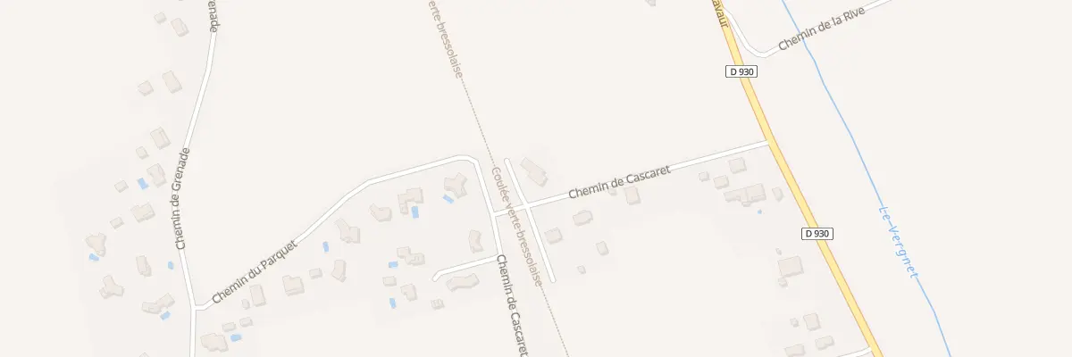 Plan du 200 Che de Cascaret à Bressols