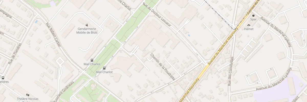 Plan du 18 Che de la Poudrette à Blois