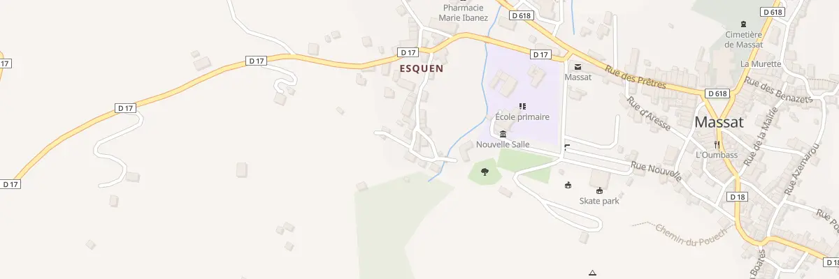 Plan du 5809 Esquen Hameau à Massat