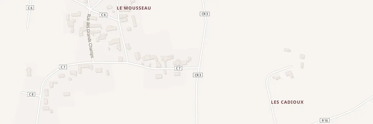 Plan du 34 Rue du Mousseau au Controis-en-Sologne